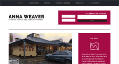 Desktop Screenshot of annaweaver-poet.com