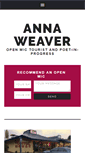 Mobile Screenshot of annaweaver-poet.com